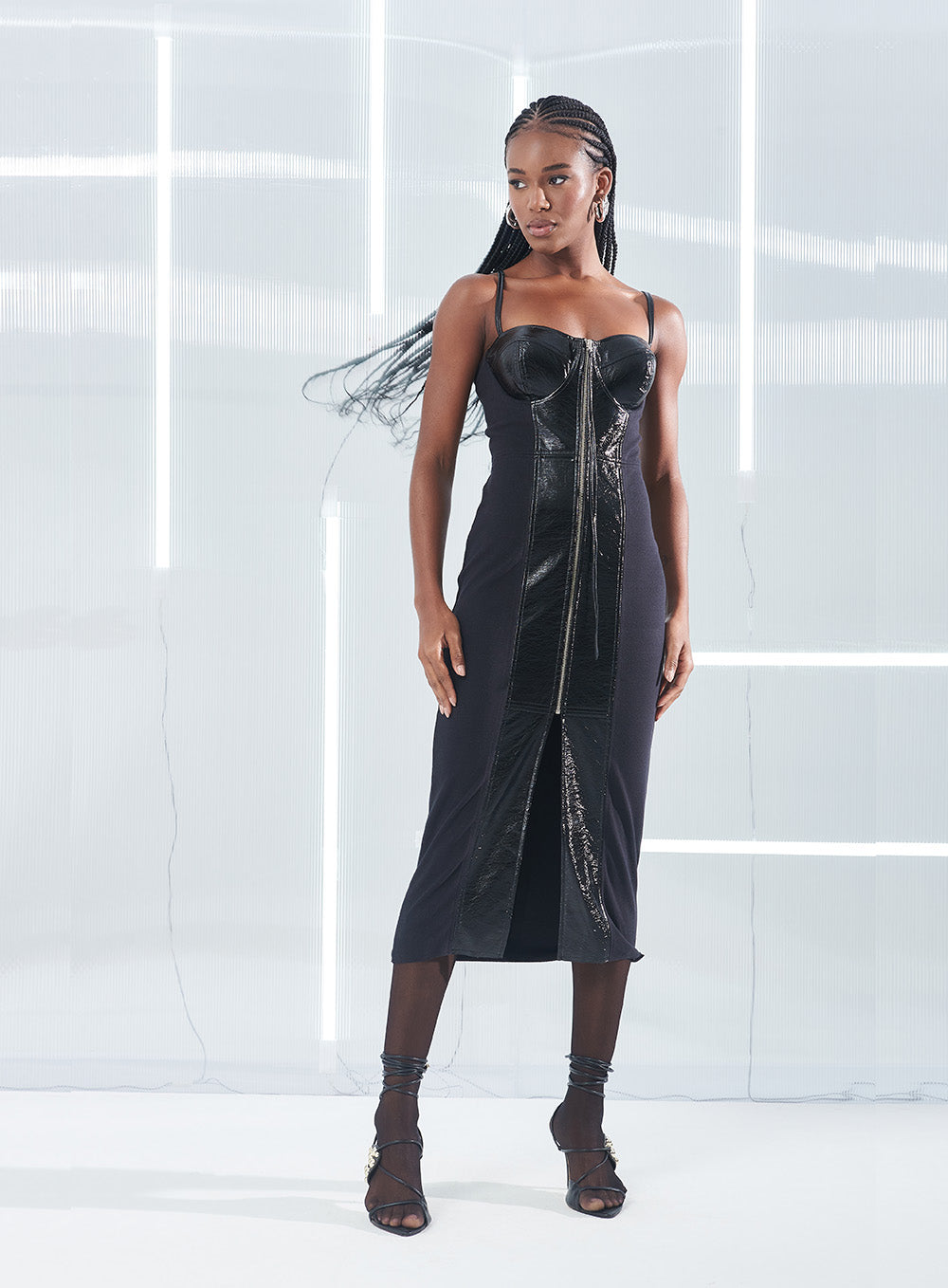Black Dress with Zipper